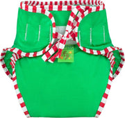 Kushies - luier -  wasbare zwemluier - zwembroekje - maat 3+ - 6/11 kg - Groen