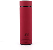 Life Thermoskan - 500ml - Inclusief RVS filter - Rood