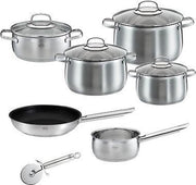 potten en pannenset 11dlg Rösle - Edelstaal 18/10 ook inductie