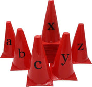 Pionnen Set Alfabet - 26 delig - A t/m Z ROOD
