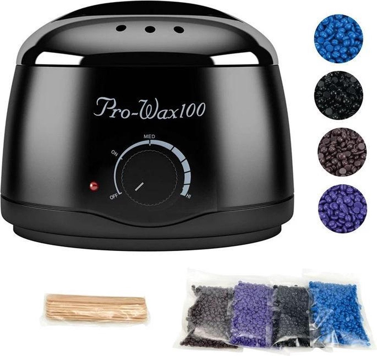 Wax Verwarmer - Wax Heater - Wax Verwarmer set - Harsapparaat - Inclusief 400 gram Wax Beans - 10 Spatels - 1 Nagelknipper