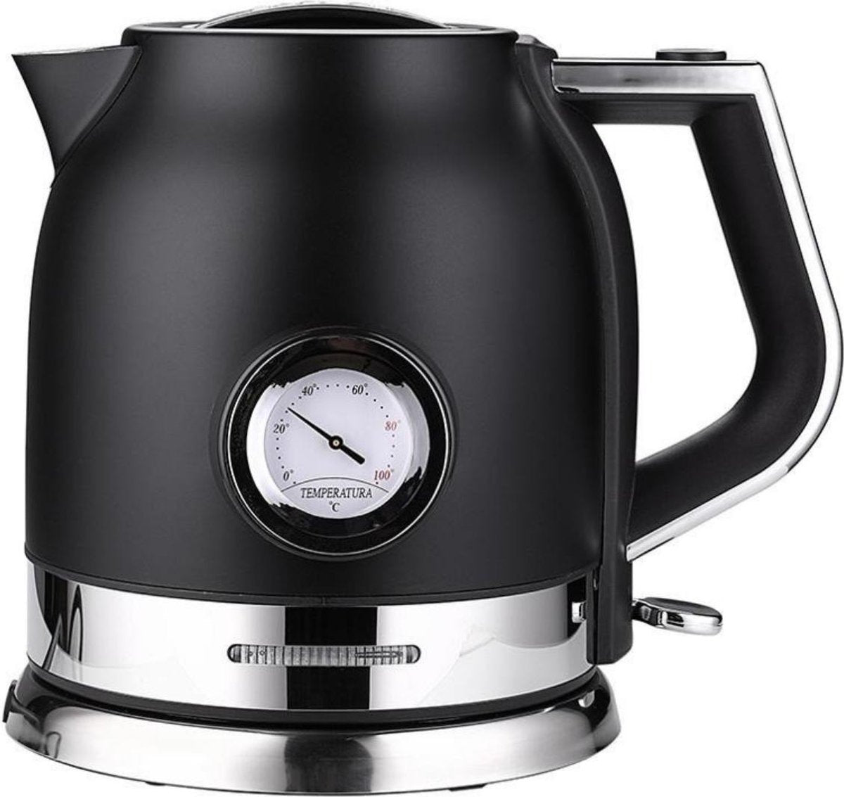 Loft Home® Waterkoker | Zwart | Waterkoker retro | Waterkokers | Waterkoker zwart