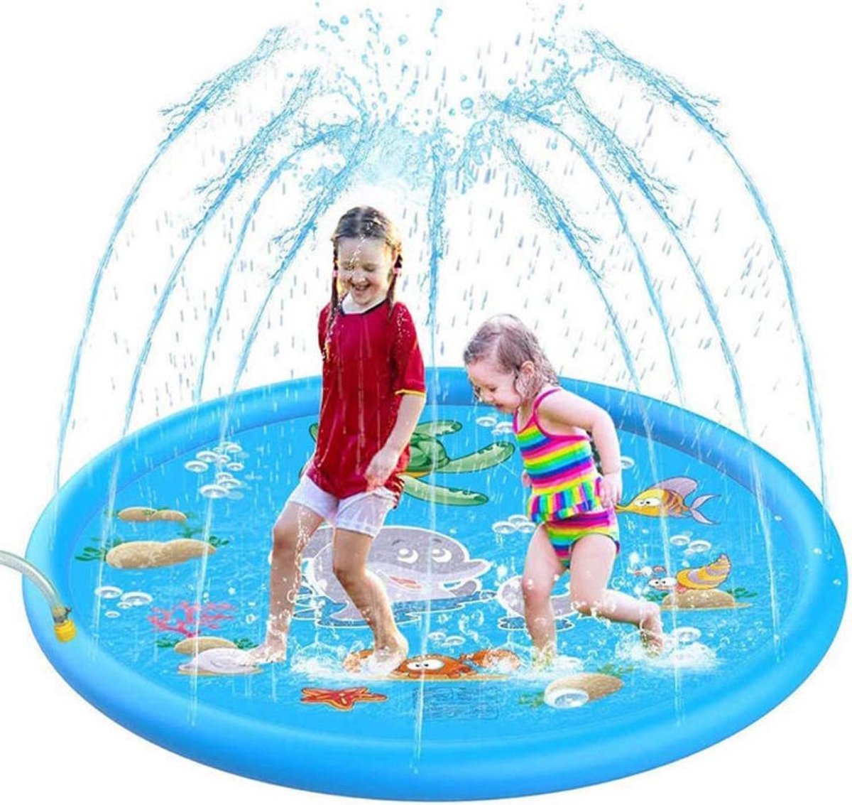 Waterspeelmat met Fontein - Aquaplay - Waterspeelgoed - Watermat - Kinder Zwembad - 170CM Extra Groot