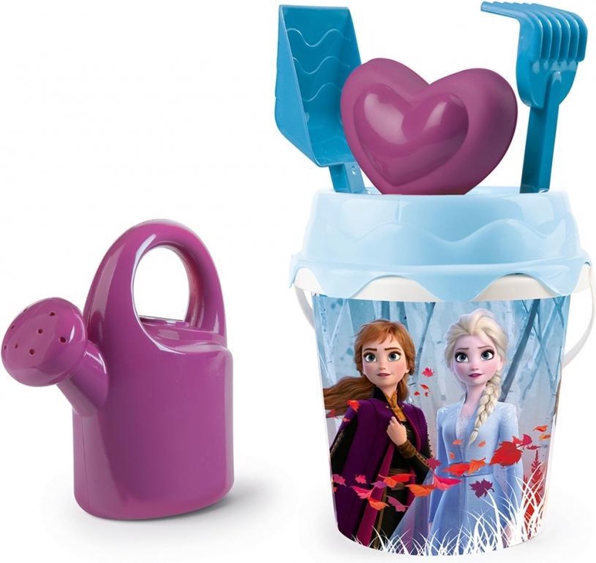 Frozen strandset met gieter zandspeelgoed en emmer