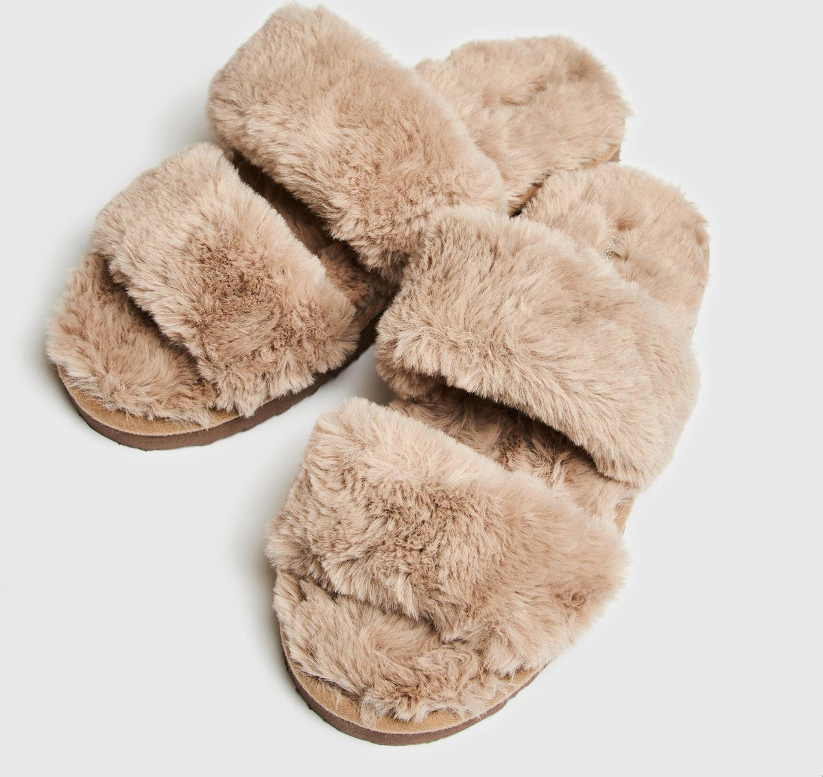 Hunkemöller Dames Slippers Fake Fur - maat 36/37