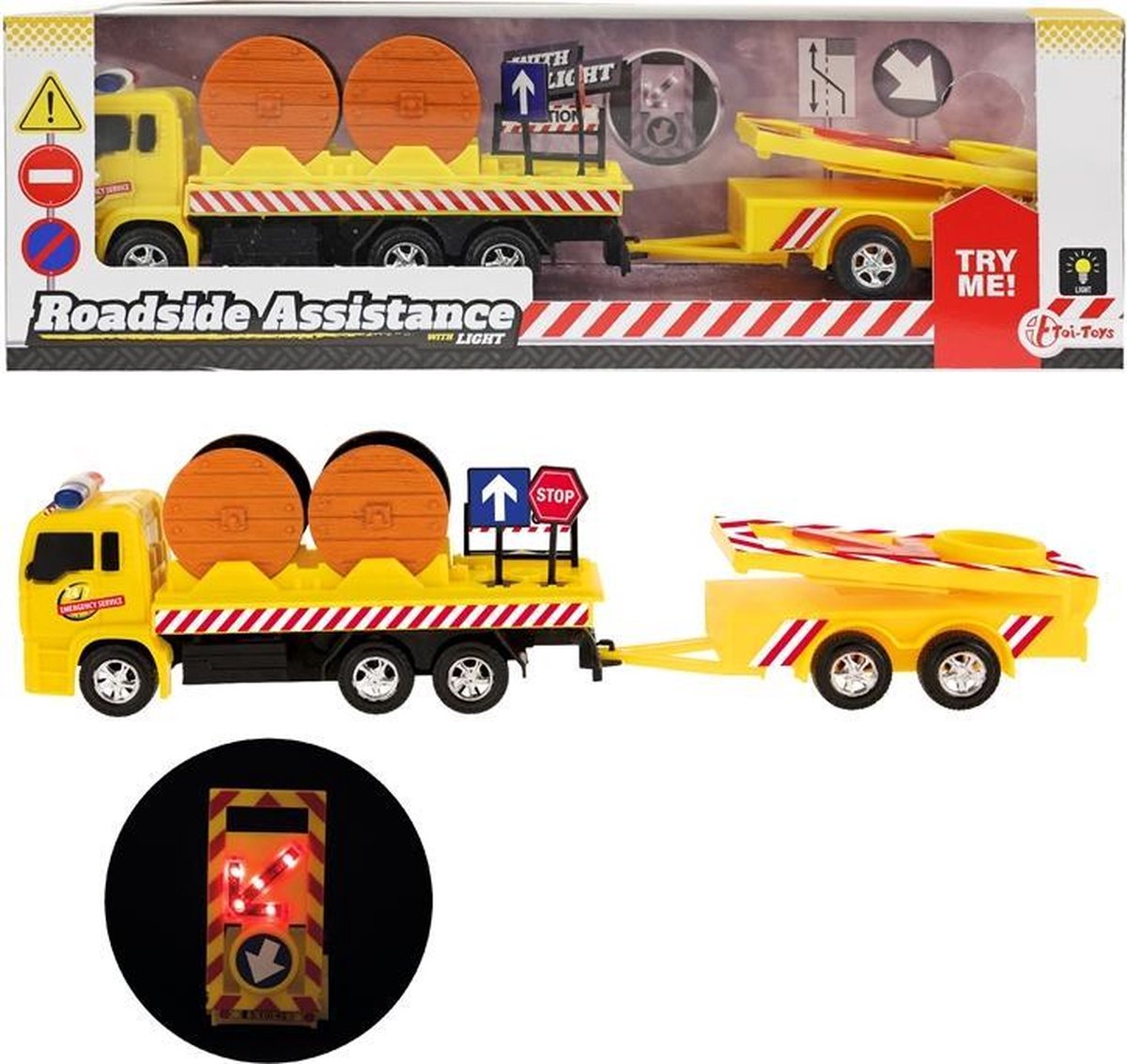 Toi Toys Vrachtauto werkverkeer 32cm
