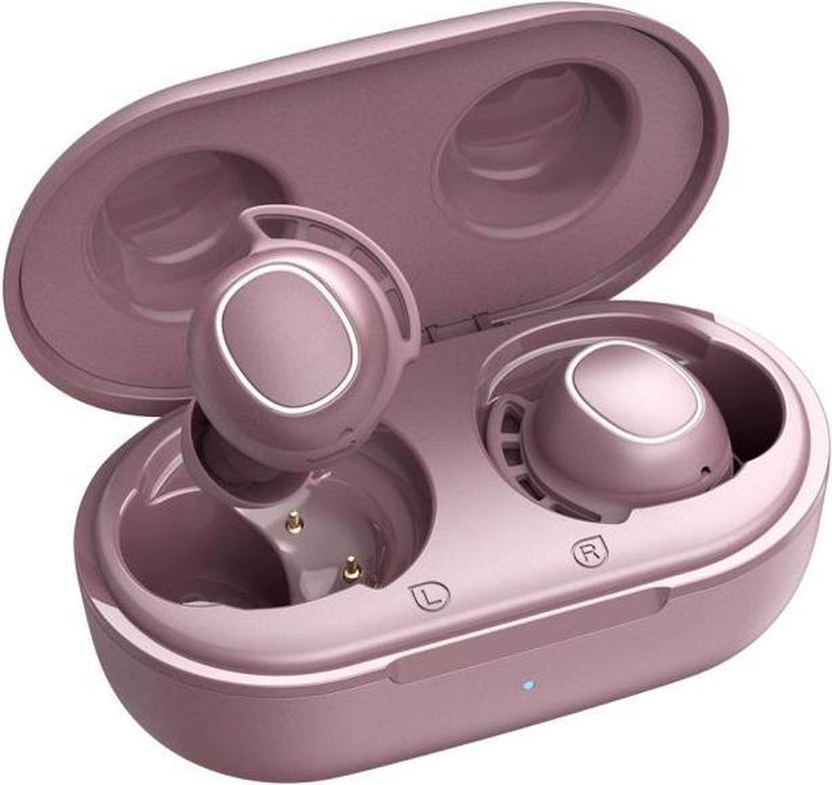 MPOW M30 True Wireless Sport Earbuds [Pink] – Bluetooth 5.0 – IPX7 Waterbestendig – Noise Cancelling – Twin&Mono Mode – Touch Control/Bass+ – 20 uur Speeltijd – Draadloze Oordopjes – Geschikt voor Apple