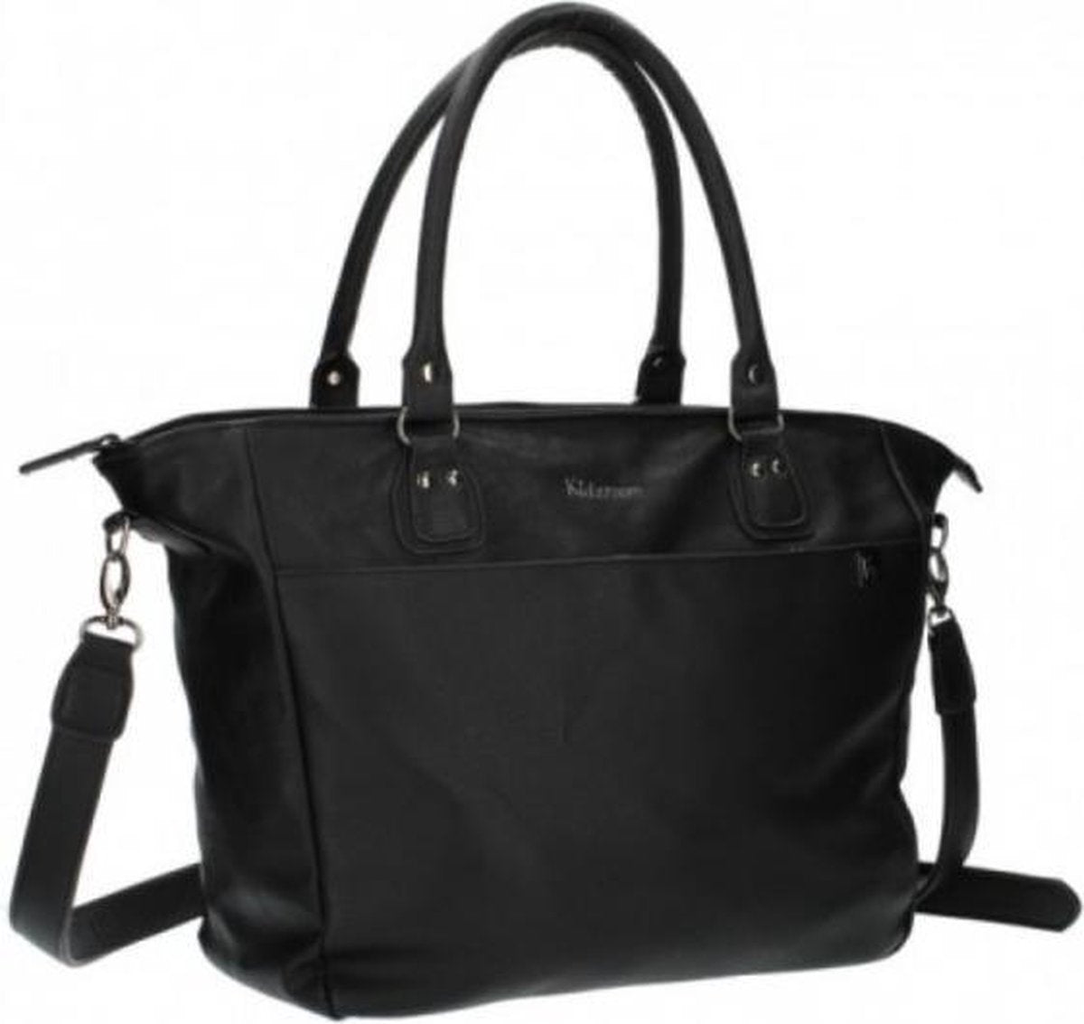 Kidzroom Deluxe Fashion Luiertas - Vegan Leather Unisex - Zwart