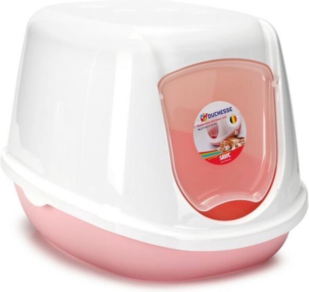 Savic Duchesse Kittentoilet - Kattenbak - Roze - 44.5 x 35.5 x 32 cm