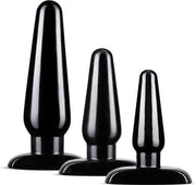ANAL ADVENTURES BASIC PLUG KIT Zwart