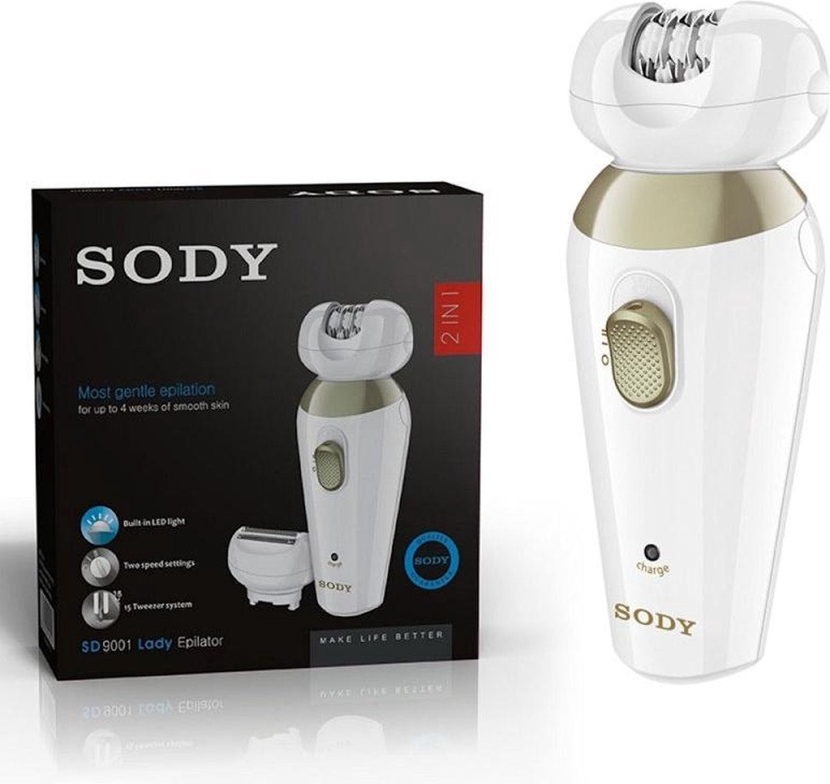 SODY Epilator En Scheerapparaat 2 in 1 #9001