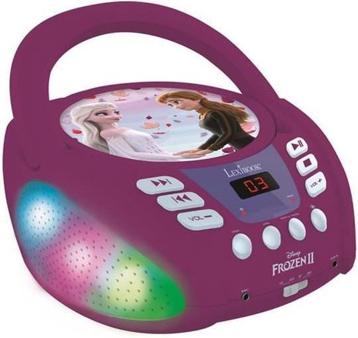 Frozen Disney  Karaoke-CD-speler met 2 microfoons