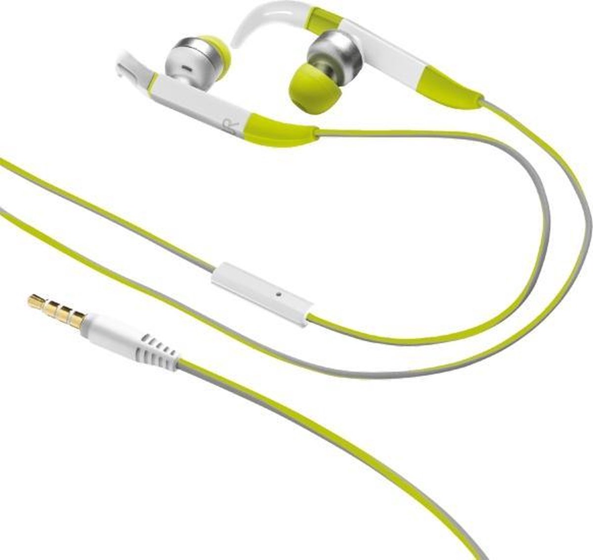 Trust Urban Fit - In-ear Sport Oordopjes - Groen/Wit