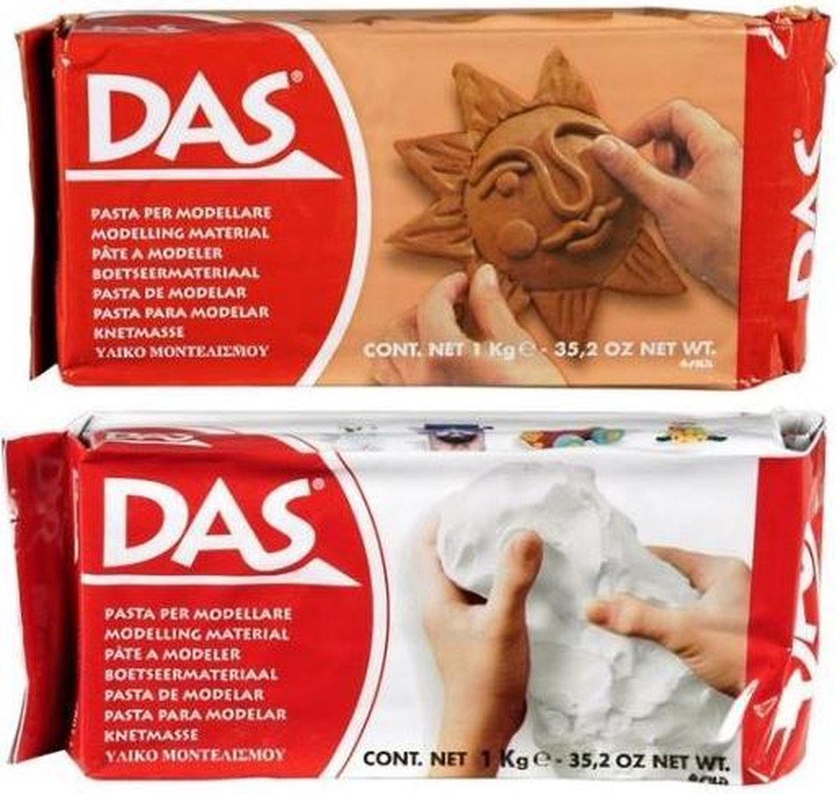 Das klei wit + terracotta feestpakket
