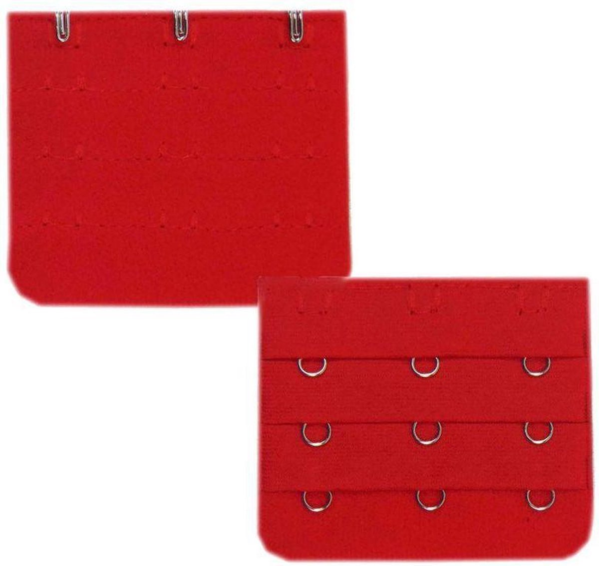 Merkloos Multipack BH verlengstuk Rood 3 Haaks