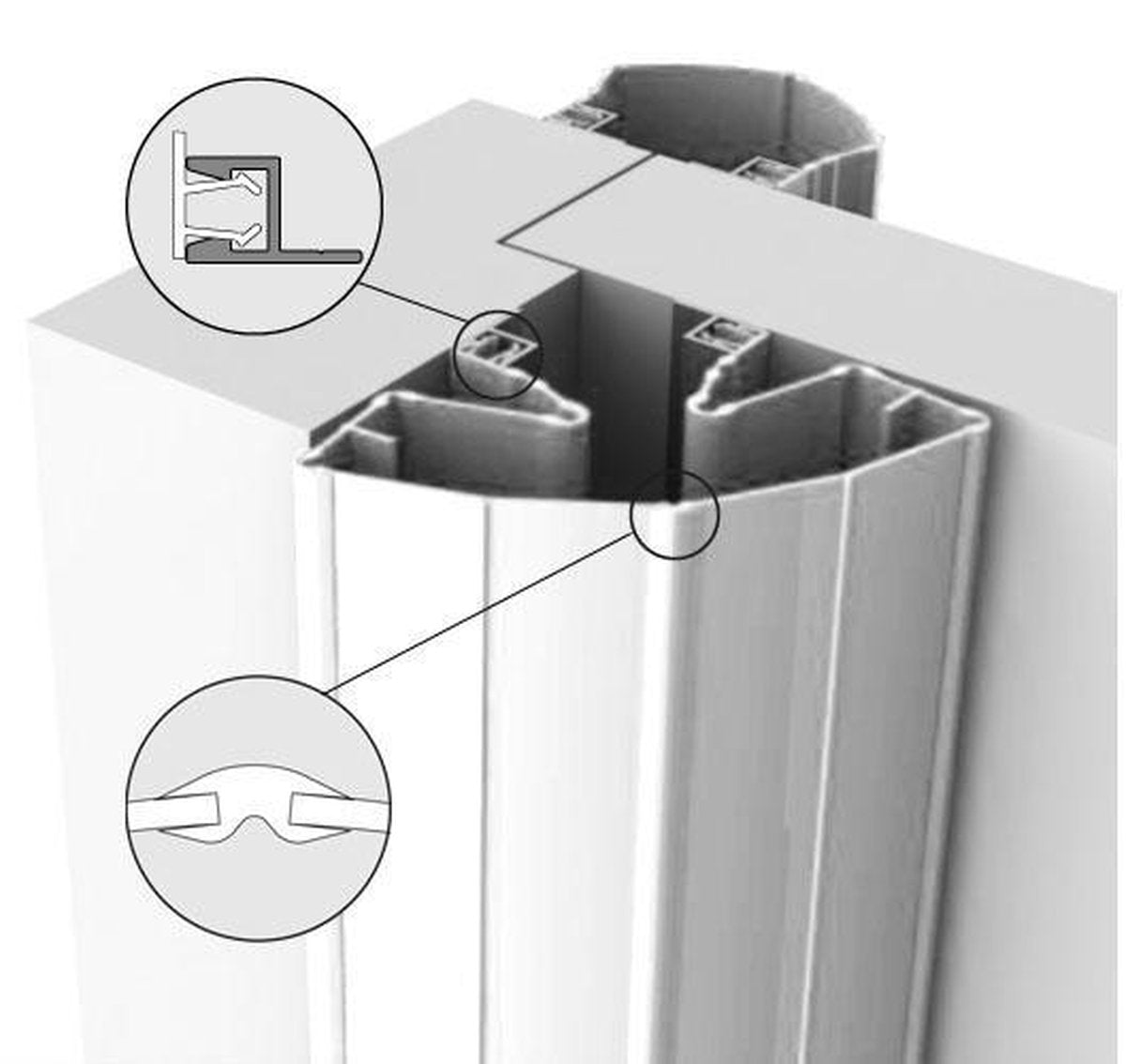 FinProtect+ 90-120 Wit 198cm