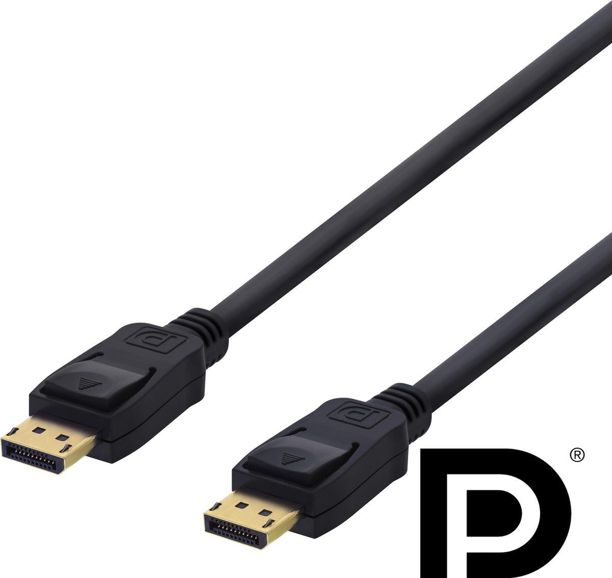 DELTACO DP-1005D DisplayPort kabel 4K UHD (60Hz) - DP 1.2 - 0