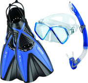 Mares X-One Pirate Blauw Snorkelset XS