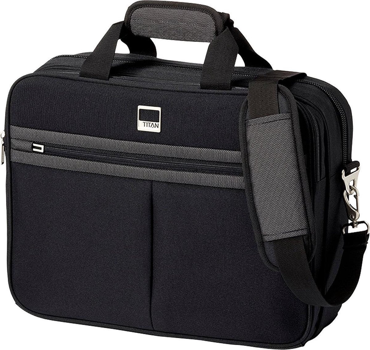 Laptoptas/ Schoudertas -Titan - Zwart - 30