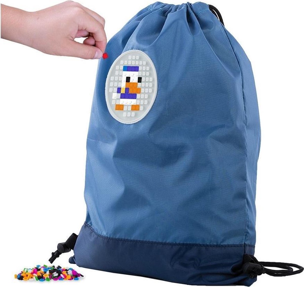 Pixie Crew Gymtas - Pixie Drawstring bag City bleu - Zwemtas mét Pixies