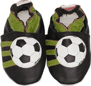 BabySteps slofjes Black soccer maat 24/25