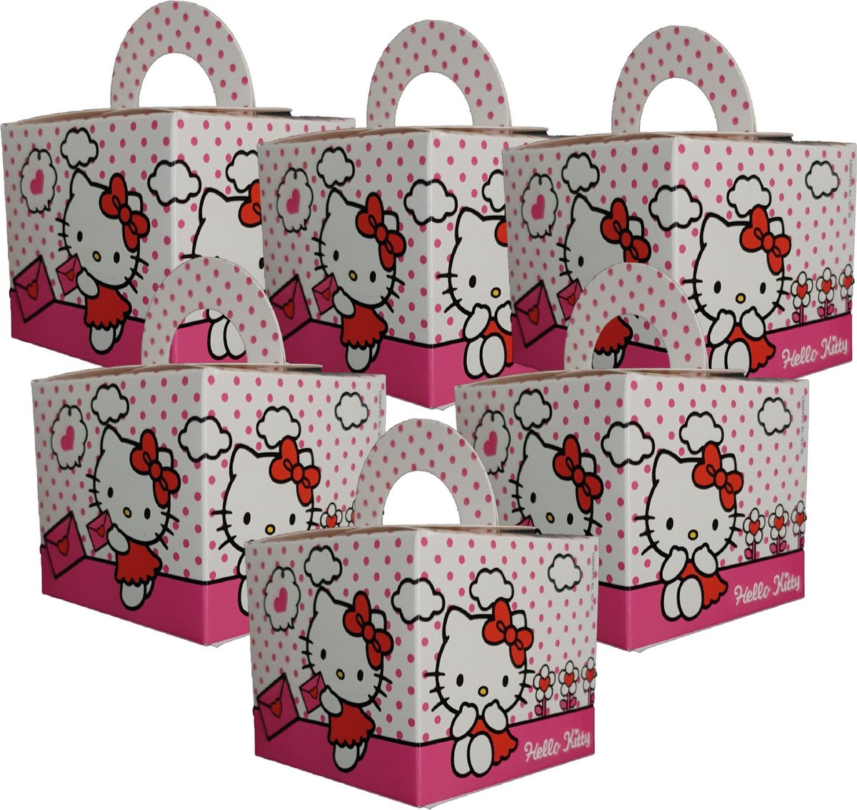 Traktatie doosjes Hello Kitty 8 stuks