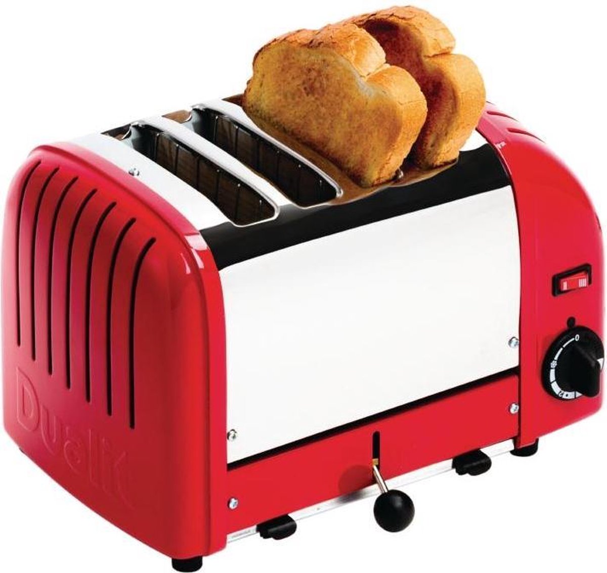 Dualit Vario Luxe Broodrooster | Rood | 4 Sleuven