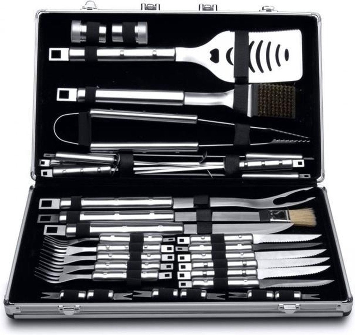 BergHOFF Essentials barbecueset in aluminium koffer - 33 delig