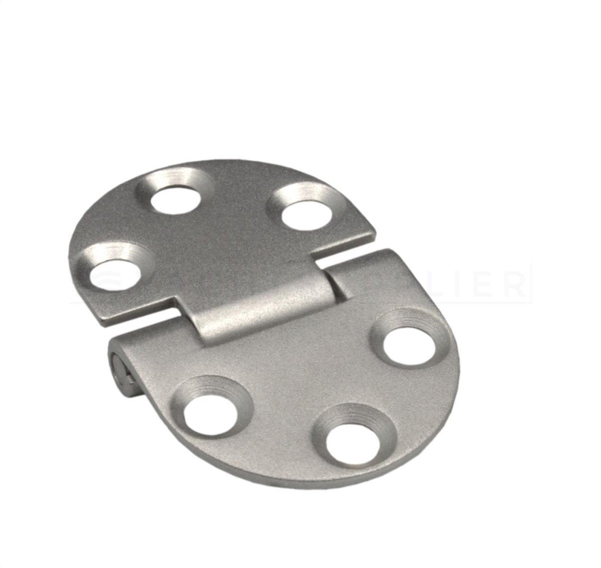 Luikscharnier - 47x30x2 - Rvs - Knoop onder
