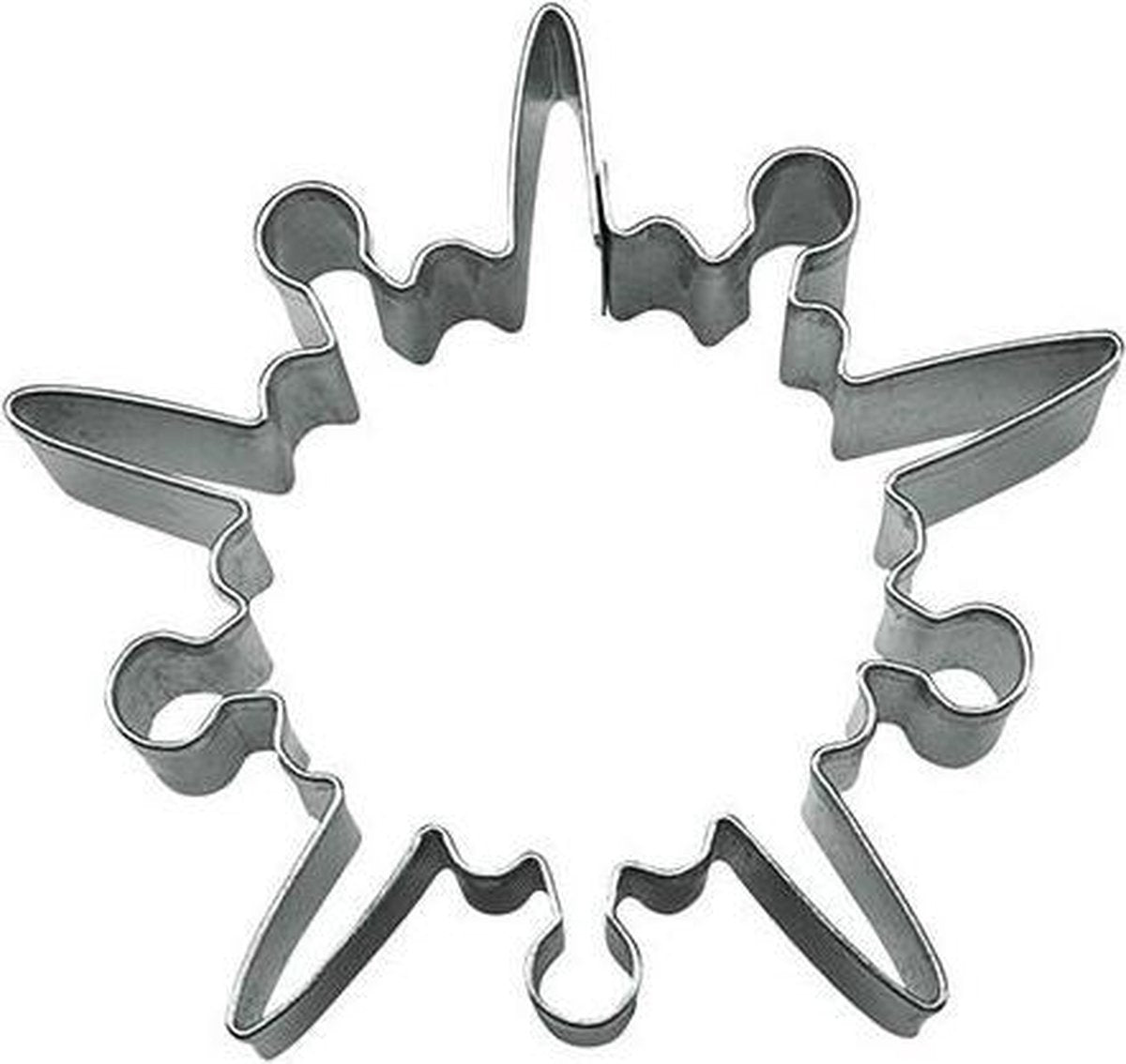Uitsteker RVS - sneeuwvlok / ijskristal 7cm - St�dter