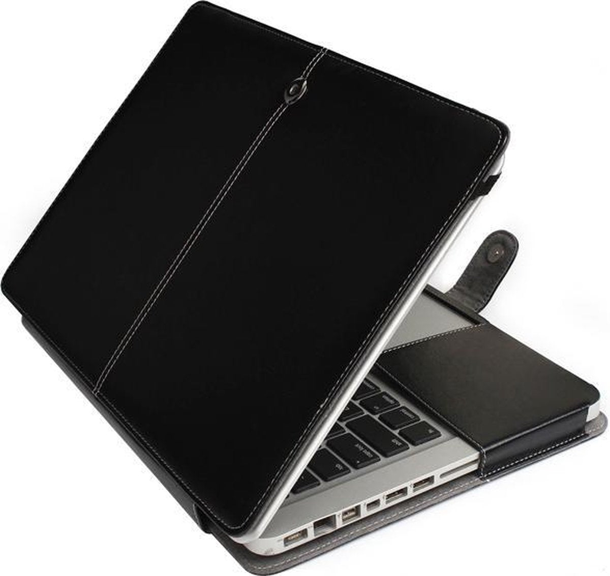 Mobigear Luxe Case Zwart voor Apple MacBook Pro 13 inch (2008-2012)