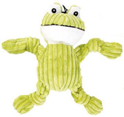Pluche Connie in corduroy stof 30cm groen