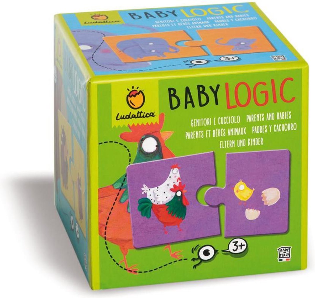 Ludattica Puzzels: OUDERS en BABIES - Baby Logic 12