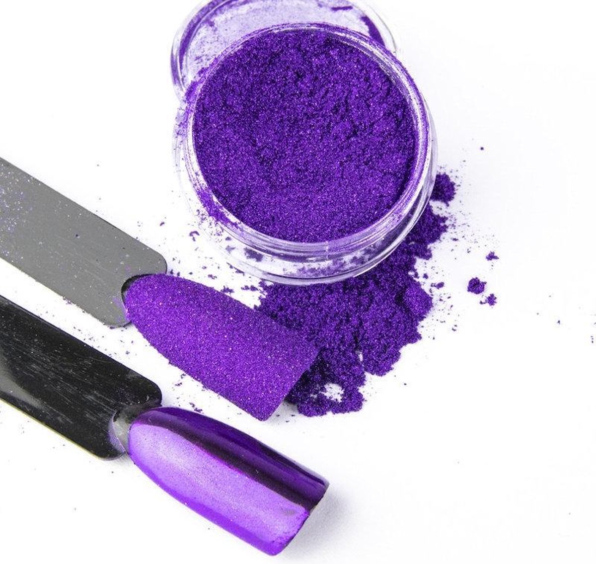 Claresa Glass Nail Dust Powder #7 PURPLE HAZE