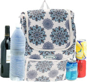 Gerimport Koeltas Enjoy 37 Cm 20 Liter Polyester Blauw/wit