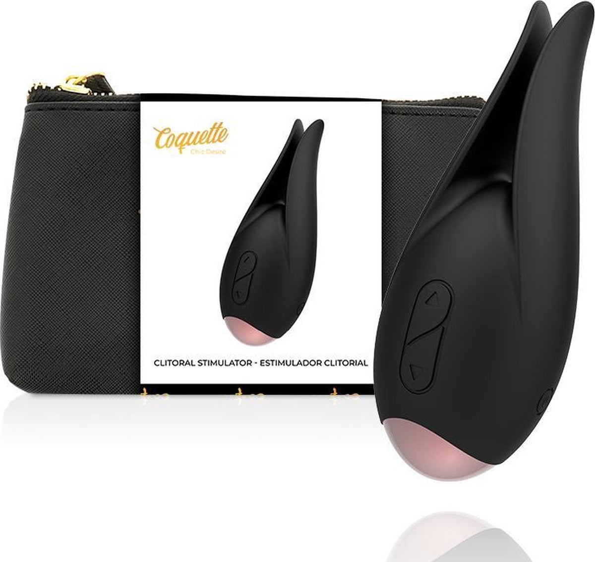 Chic Desire | Clitoris Stimulator | Zwart/Goud | COQUETTE