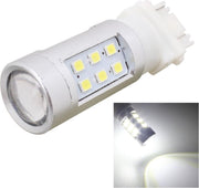 2 STKS T25 4.2 W 630LM Wit Licht Dual Draden 21 LED 2835 SMD Auto Remlicht Dagrijverlichting