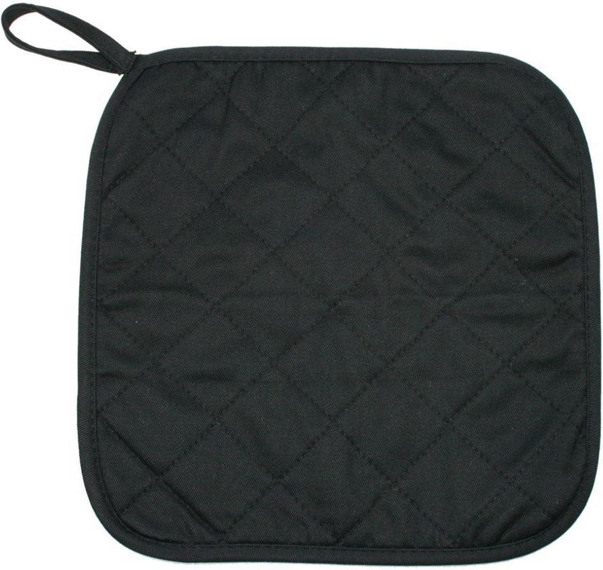 Benza Pannenlappen Zwart - 2 stuks
