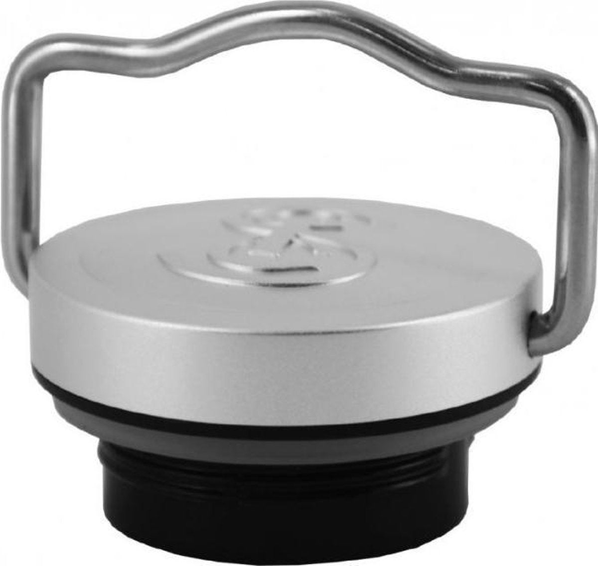 Sigg Vervangingsdop Original Staal Zwart/zilver