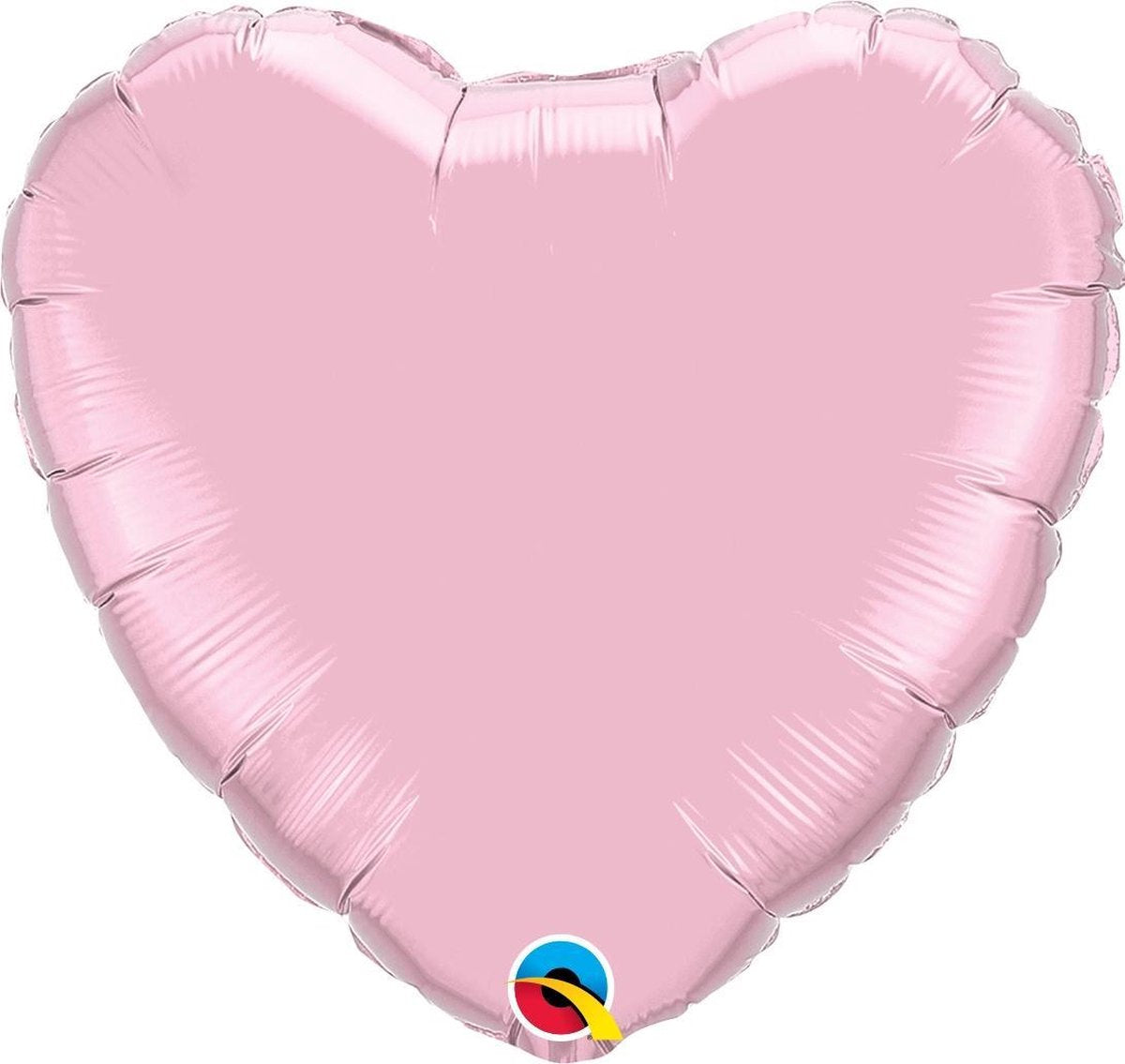 Folat Folieballon Hart 45 Cm Zalmroze