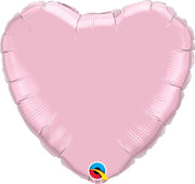 Folat Folieballon Hart 45 Cm Zalmroze