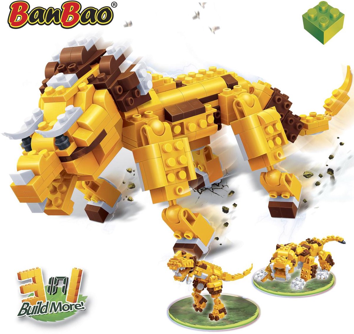 BanBao Creatables Prehistorische Leeuw - 6852