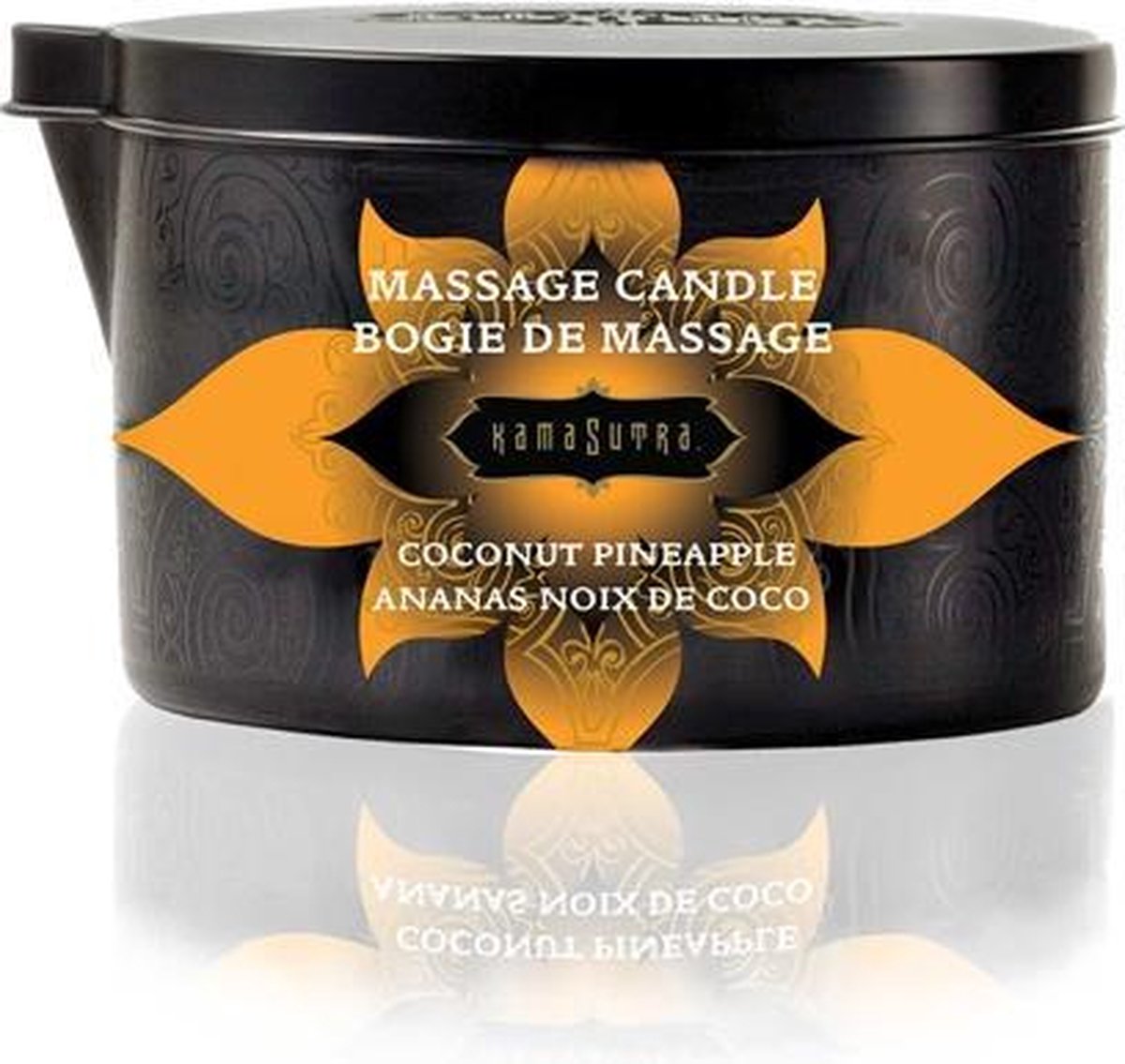 Bundle - KamaSutra - Kamasutra Coconut Pineapple Massagekaars met glijmiddel