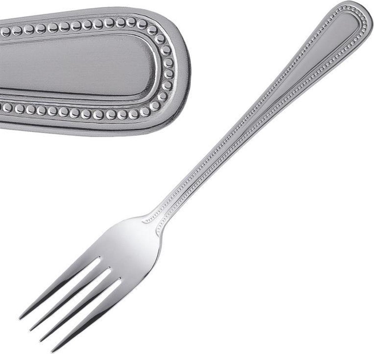 Olympia Bead Dessertvork 18/0 ( Set van 12 )