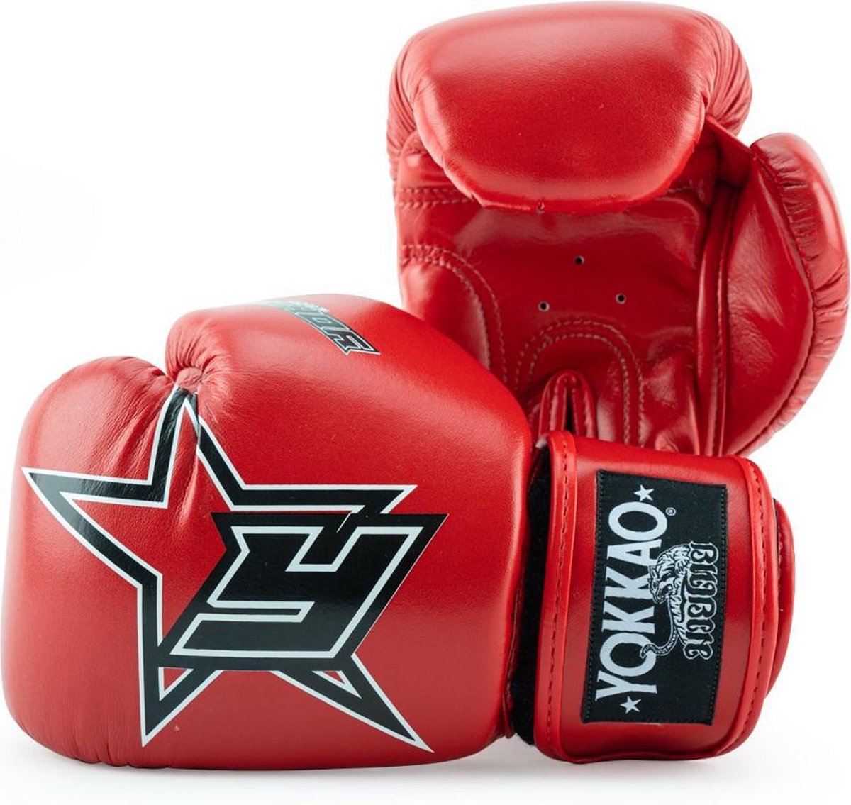 Yokkao Institution Bokshandschoenen - rood - microfiber leer - 16 oz
