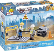 Cobi - Action Town 1660 Wegwerkzaamheden - Constructiespeelgoed - Modelbouw