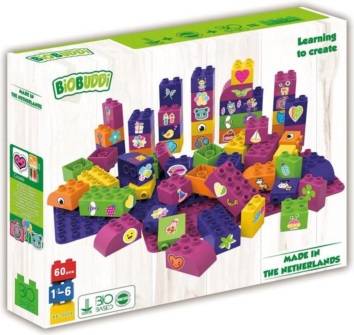 BiOBUDDi Blokken met 2 Basisplaten-BB-0009