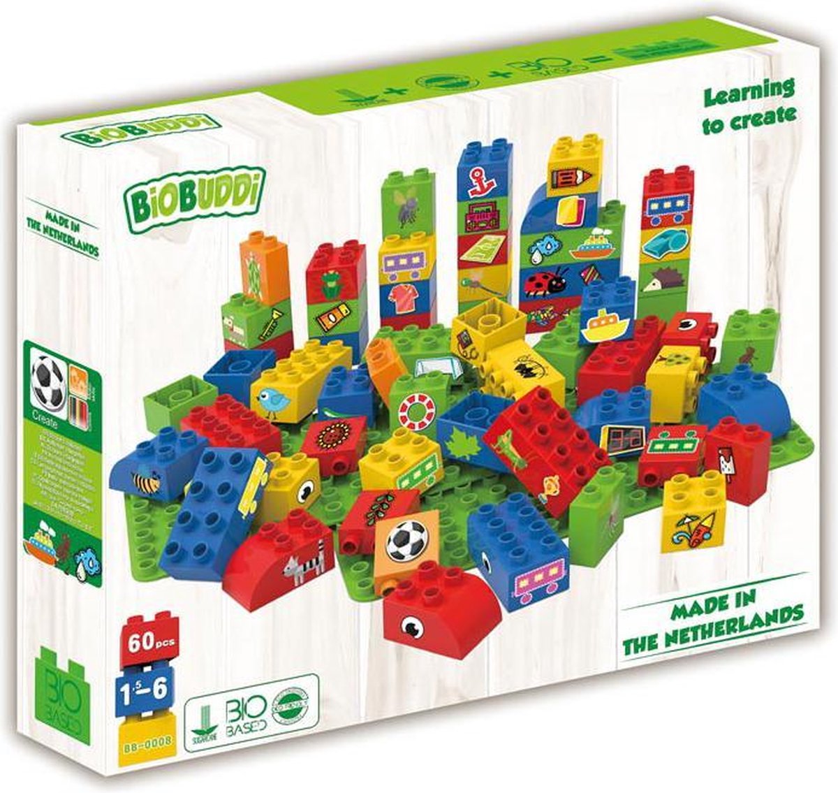 BiOBUDDi Blokken met 2 Basisplaten-BB-0008