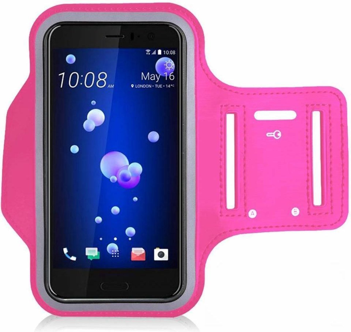 Roze Sportarmband Hardloopband voor de HTC U11