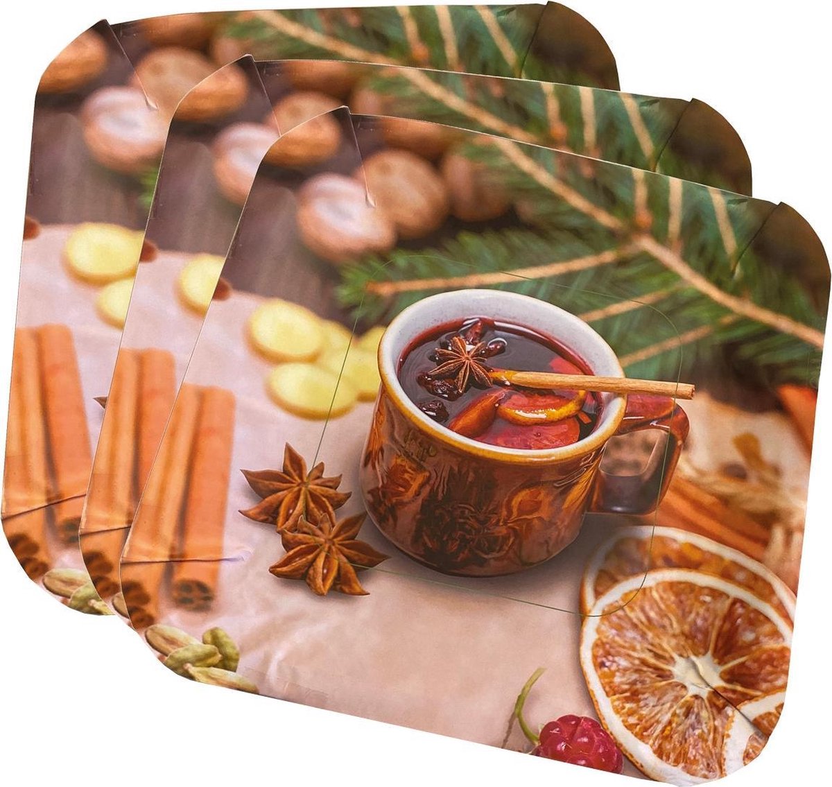 Tib Bordjes Glühwein 23 X 23 Cm Karton 6 Stuks